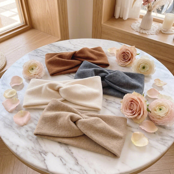 Premium Turban Headband Pack – Criss-Cross Design, Soft and Stretchy
