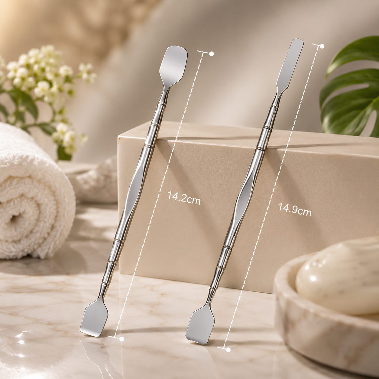 Removedor de espinillas de doble punta (Limpiador de poros faciales y exfoliante)