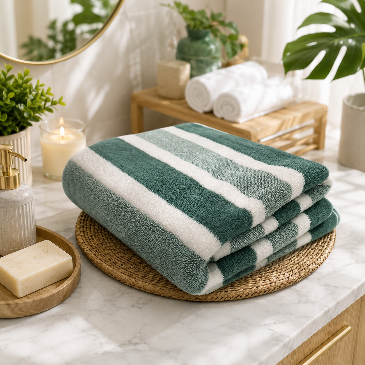 Hotel-Quality Bath Towel – Maximum Absorbency, Quick-Drying, and Great Durability. (70x130cm)