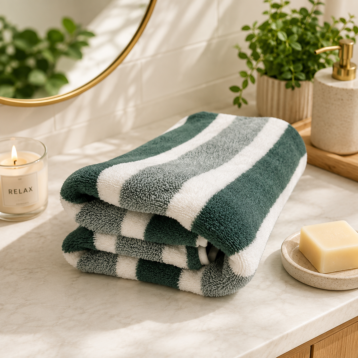 Hotel-Quality Bath Towel – Maximum Absorbency, Quick-Drying, and Great Durability. (70x130cm)