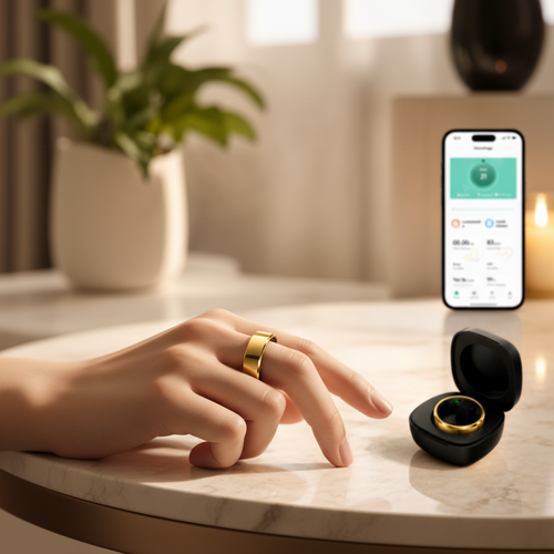 Anillo Inteligente de Salud: Monitoreo Clínico de Presión y Ritmo Cardíaco 24/7