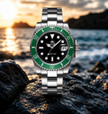 Reloj Deportivo de Lujo para Hombre en Acero Inoxidable – Resistente al Agua 200M