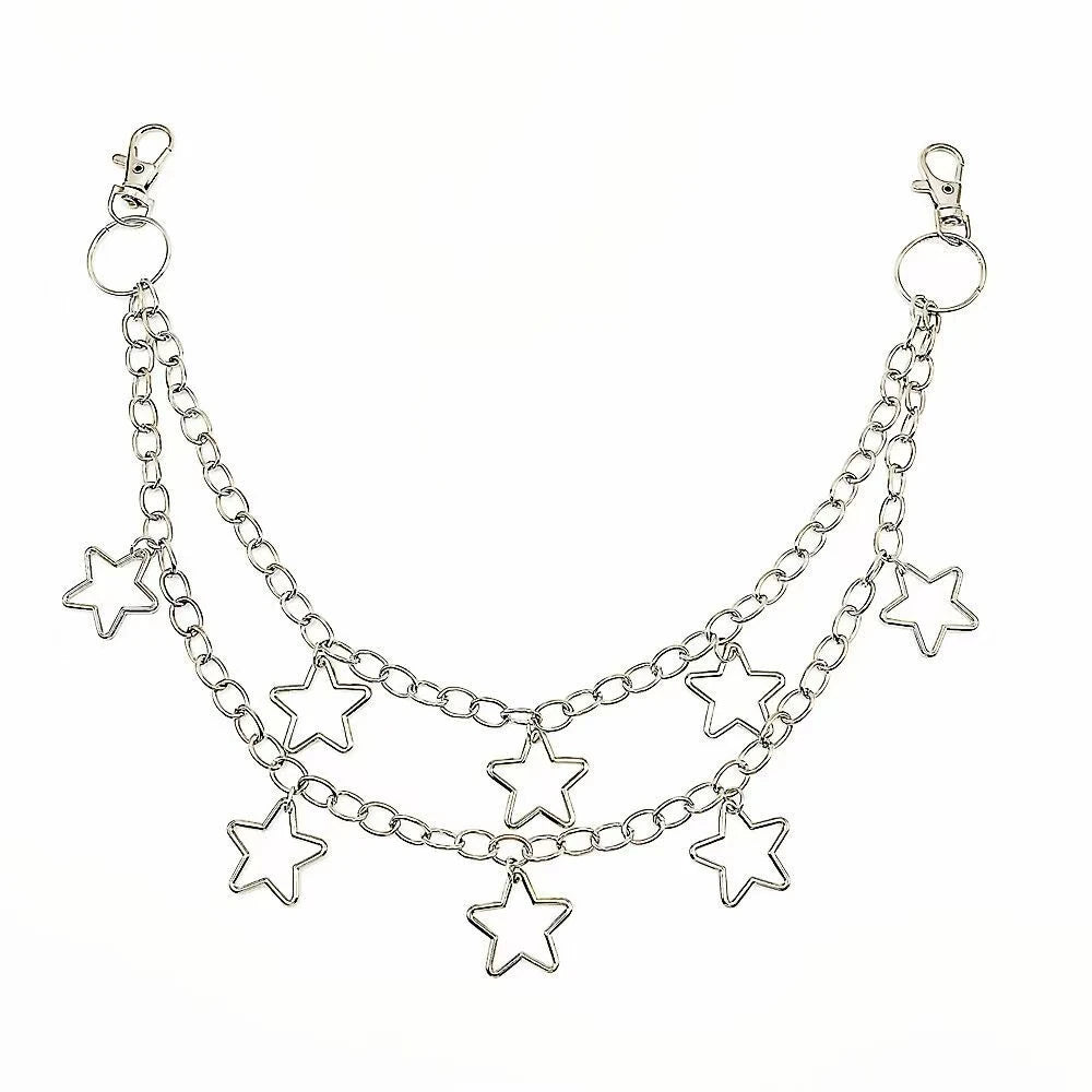 Cadena para Pantalón Multicapa con Estrellas