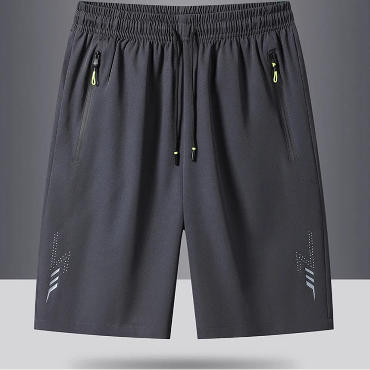 Pantalones Cortos de Deporte con Bolsillos de Cremallera – Máximo Rendimiento.